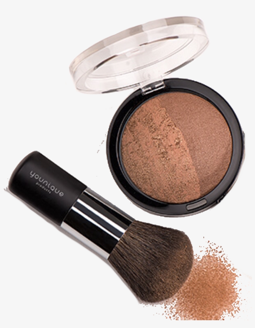 Younique Beachfront Bronzer & Powder Puff Brush - Younique Bronzer, transparent png #3536542