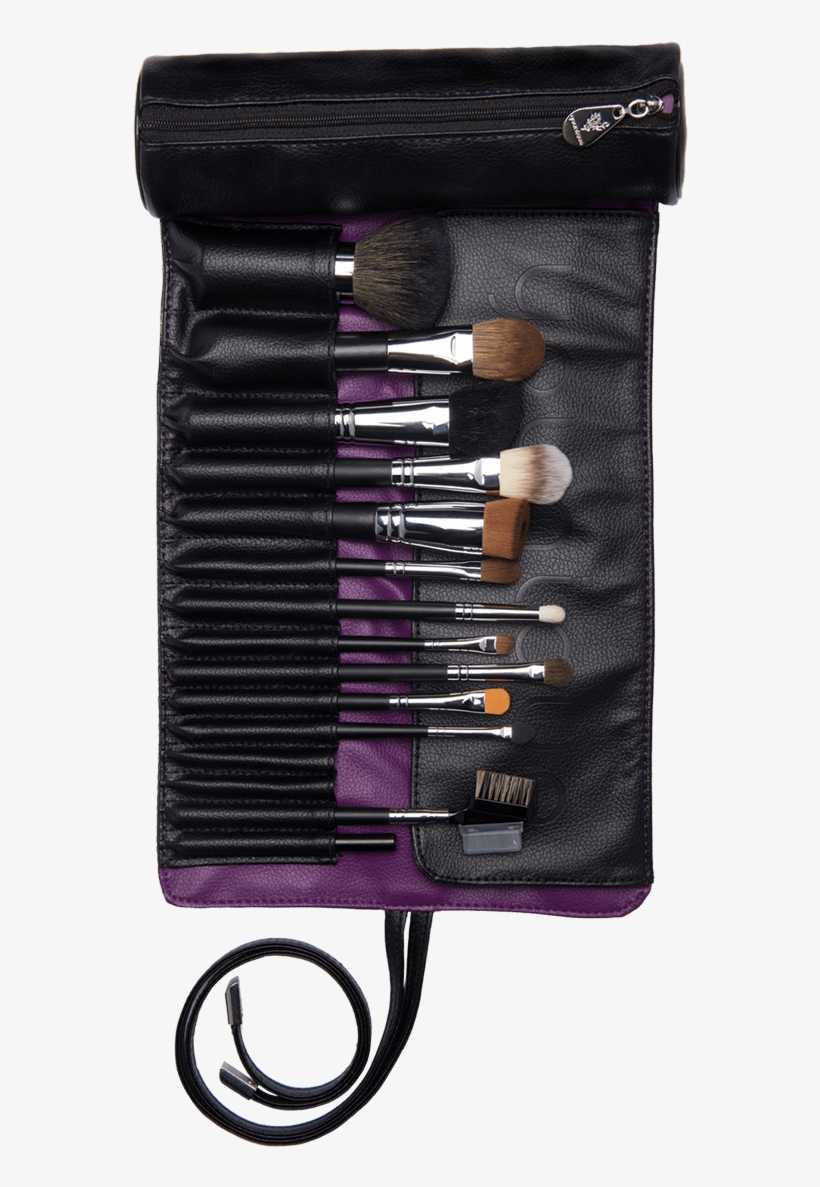 Younique Brush Roll - Makeup Brush, transparent png #3536565