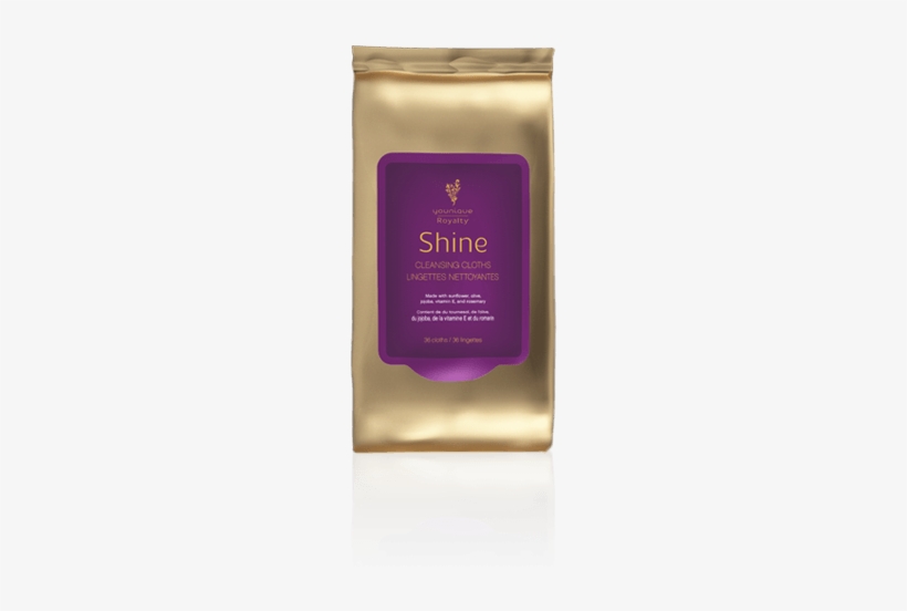 Toallitas Desmaquilladoras Shine Younique Royalty - Younique Royalty Shine Cleansing Cloths, transparent png #3536582
