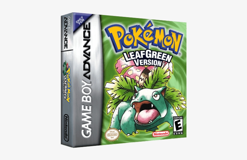 Leafgreen Version - Pokemon Leafgreen Version Gameboy Advanced Gba, transparent png #3536762