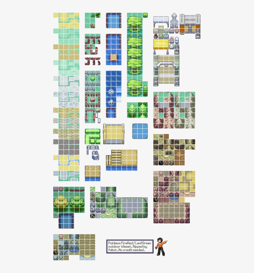 Tileset - Pokemon Tilesets, transparent png #3536782