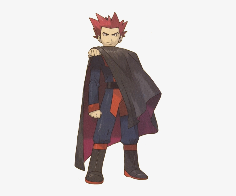 #firered Leafgreen Lance From The Official Artwork - Pokemon Lance, transparent png #3537181