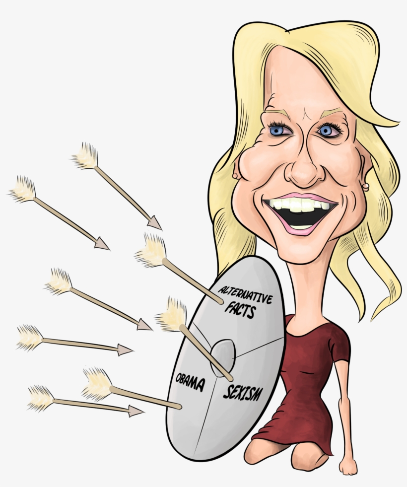 Kellyanne Conway T-shirt - Satire, transparent png #3537334