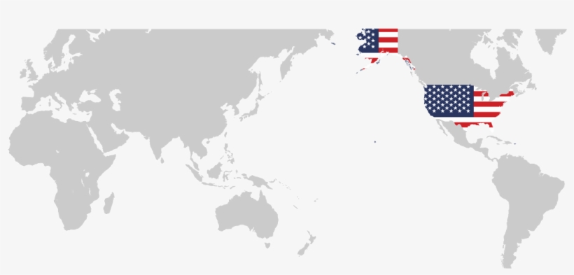 Trump Vs The World - Usa Vs The World Map, transparent png #3537614
