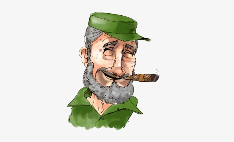 Free Fidel Castro Clip Art - Fidel Castro Political Cartoon, transparent png #3537667
