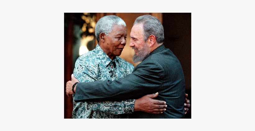 Nelson Mandela & Fidel Castro - Nelson Mandela And Fw De Klerk Negotiating, transparent png #3537796