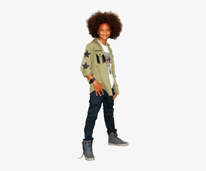 Jaden Smith - Jaden Smith With Afro, transparent png #3538514