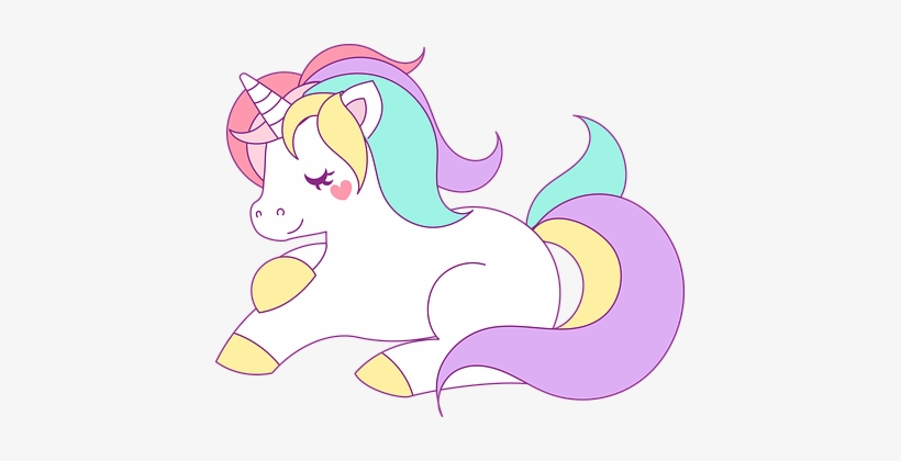 Unicornios Fofos Png - Cute Unicorn Clipart Png - Free Transparent PNG  Download - PNGkey