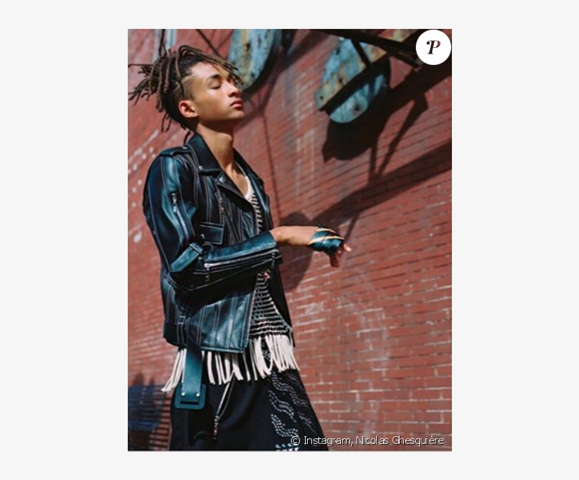 Jaden Smith, 17 Ans, Est Le Mannequin Star De La Campagne - Jaden Smith Louis Vuitton Ad, transparent png #3538616