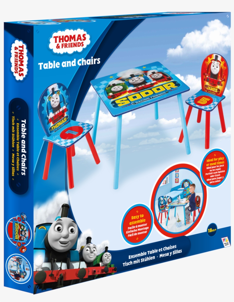 Thomas And Friends Table & 2 Chairs - Thomas And Friends Table And 2 Chairs, transparent png #3538749