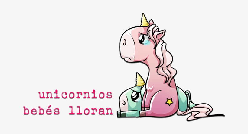 4 Unicornios - Unicornios Llorando, transparent png #3538833
