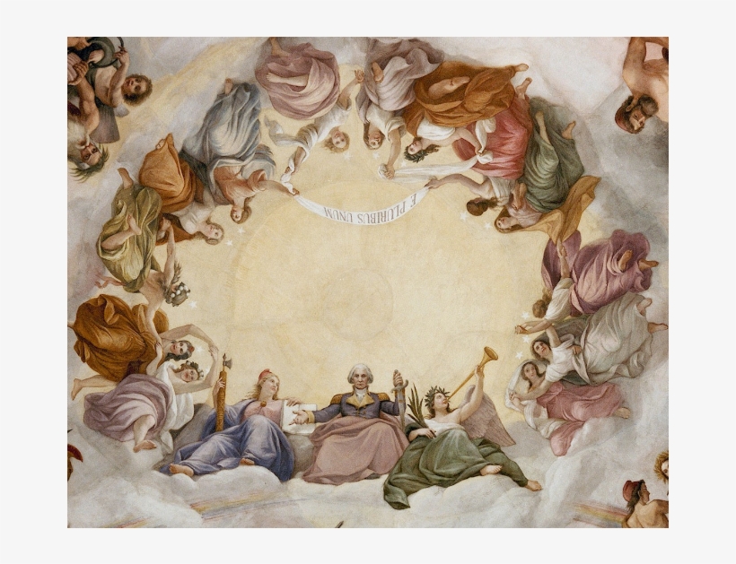 You Walk To The Center, Directly Under The Capitol - Capitol Rotunda, transparent png #3539546