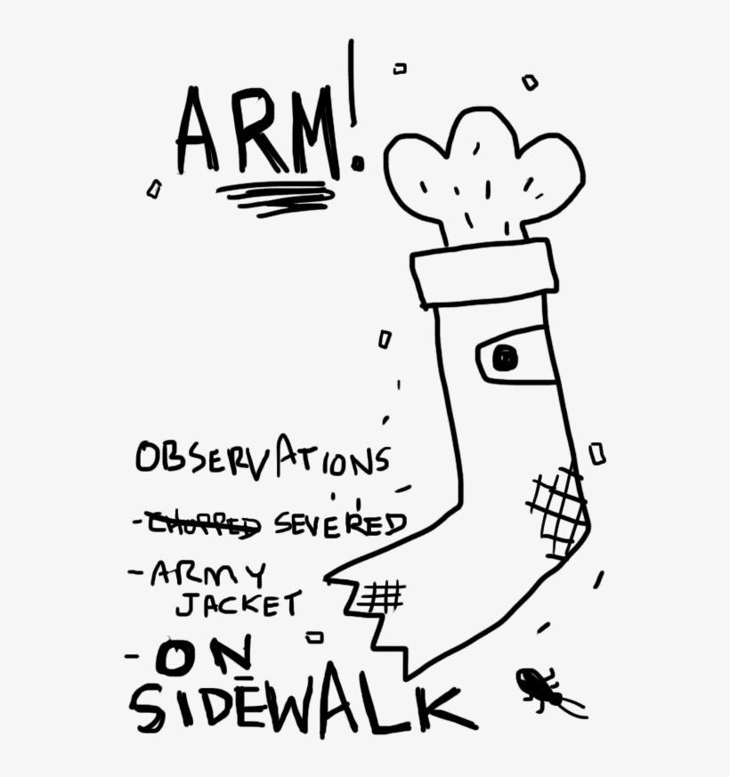 Doodle Arm - Cartoon, transparent png #3539962