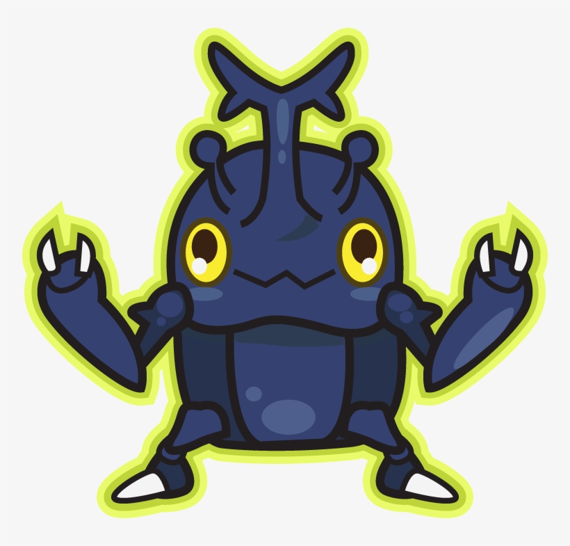 Heracross - Cartoon, transparent png #3540251