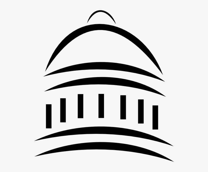 Capitol Building Clipart Free - Capital Clip Art, transparent png #3540383
