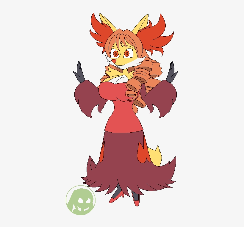 Mammal Vertebrate Fictional Character Cartoon Clip - Delphox, transparent png #3540714