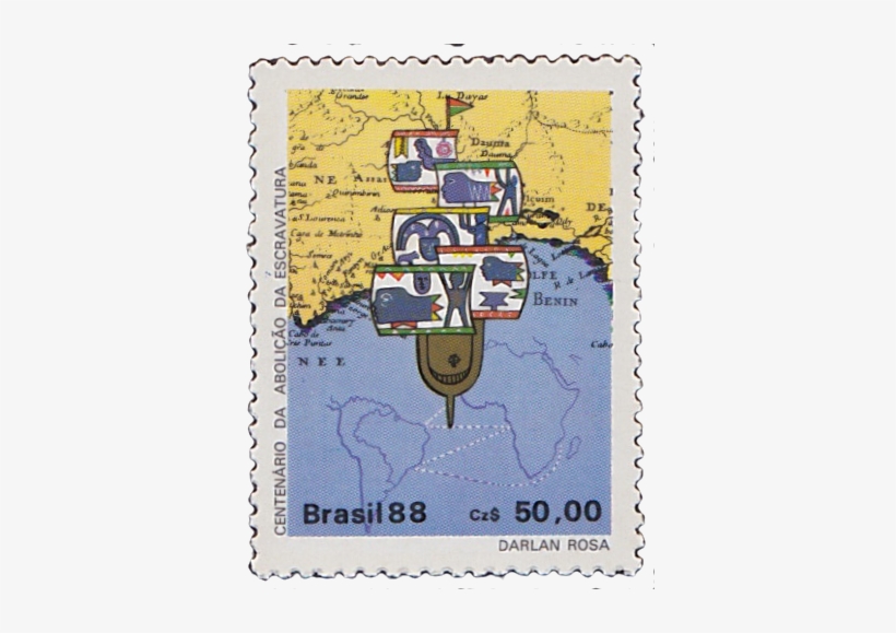 Fantastic Collection Of Map Stamps, Right And This - Slave Ship, transparent png #3540754