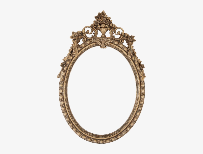 Molduras Redonda Png - Round Gilded Mirror, transparent png #3540812
