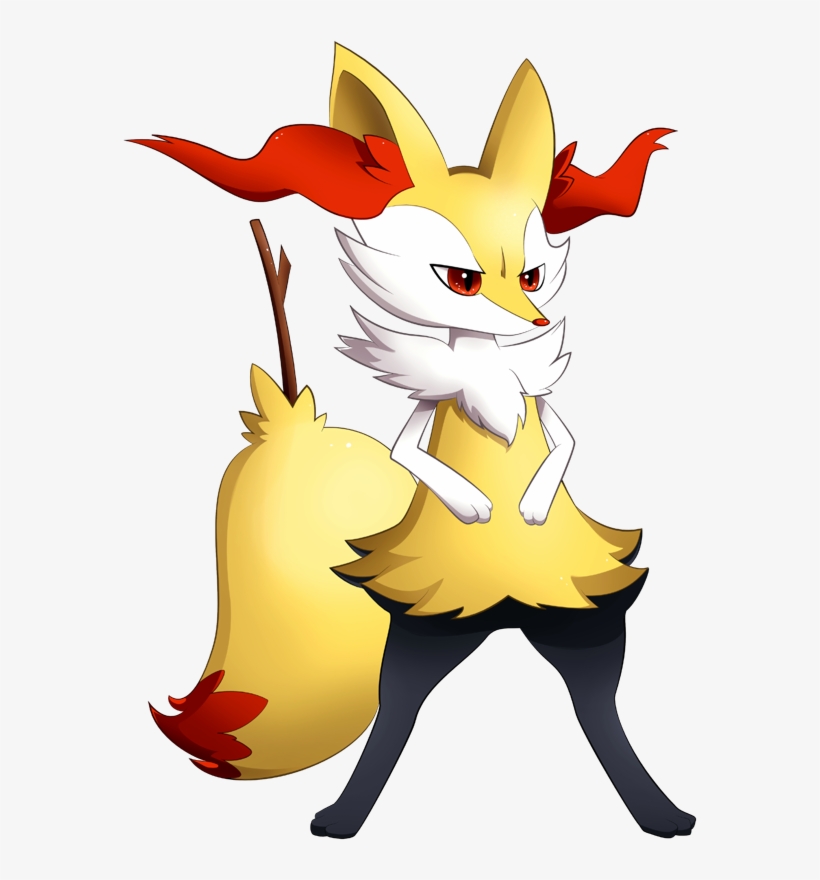 Stats, Moves, Evolution, Locations & Other Forms - Braixen Pokemon, transparent png #3540880