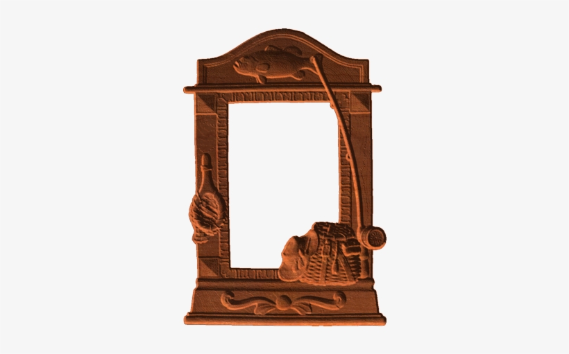 Fishing Photo Frame Transparent, transparent png #3541430