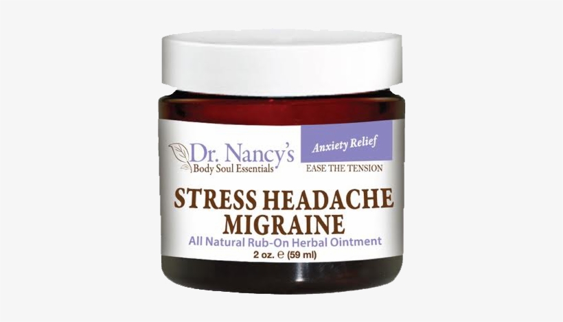 Stress Headache And Migraine Ointment - Dr. Nancy's Body Soul Essentials, transparent png #3542305