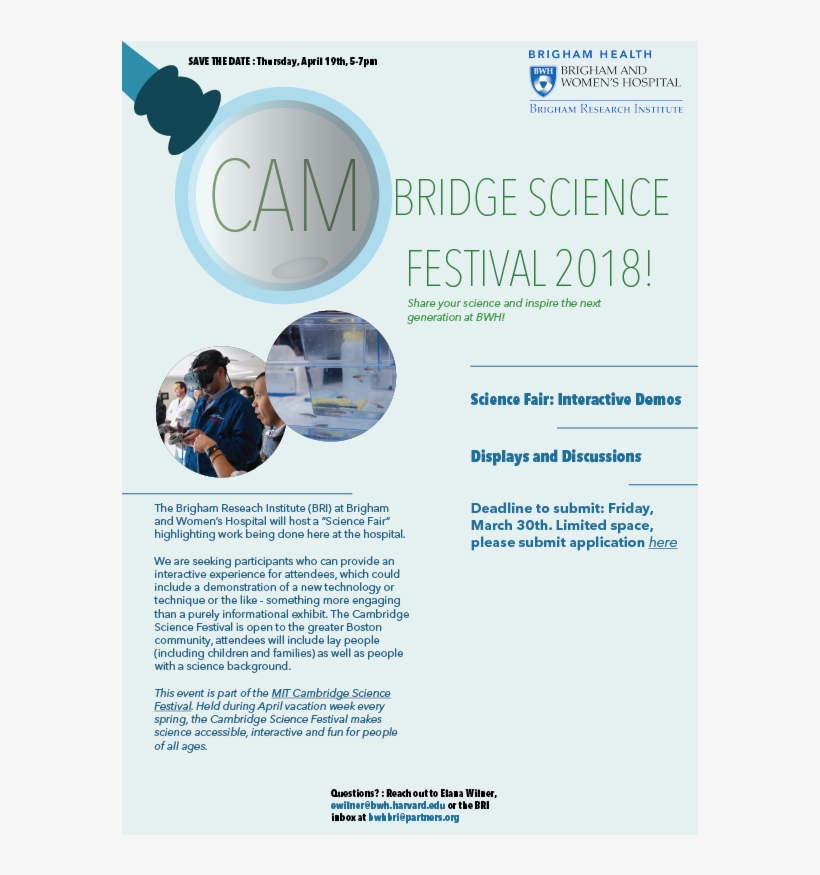 Cambridge Science Fair Flyer, transparent png #3542351