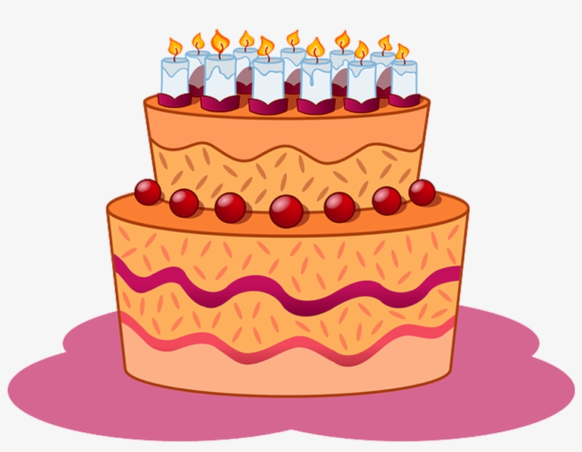 Bolo De Aniversário Em Png - 11 Birthday Cake Clipart, transparent png #3542917