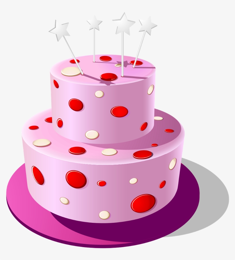 Birthday Bolo Festa Aniversario - Transparent Birthday Cake Png Pink, transparent png #3543121