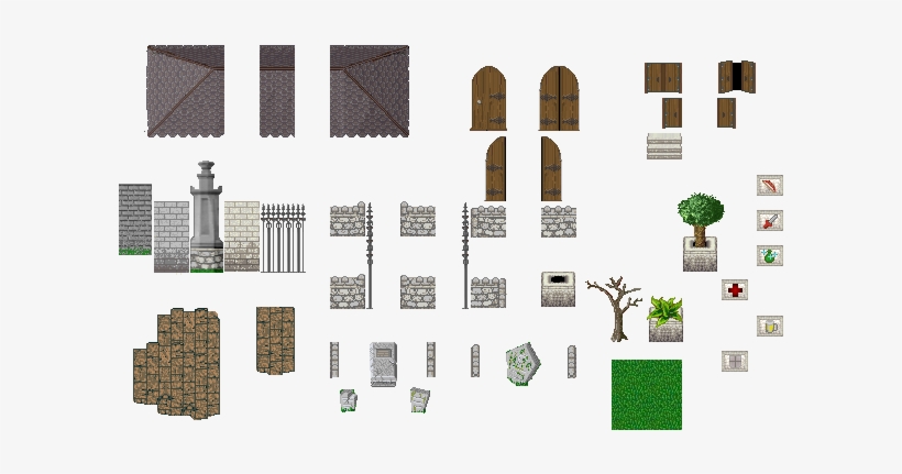 L /graphics/tiles/town - House, transparent png #3543216