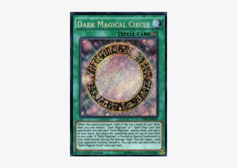 Círculo Mágico Negro / Dark Magical Circle (secret - Yugioh Dark Magical Circle Tips, transparent png #3543323