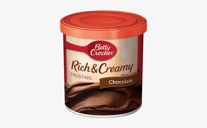 Rich & Creamy Chocolate - Betty Crocker Milk Chocolate Frosting, transparent png #3543485