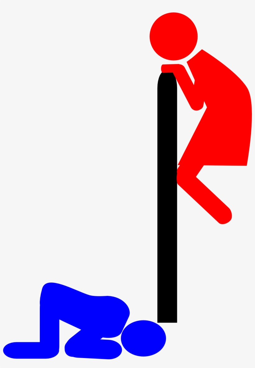 Funny Restroom Sign - Stick Figure Png Man Woman, transparent png #3543555