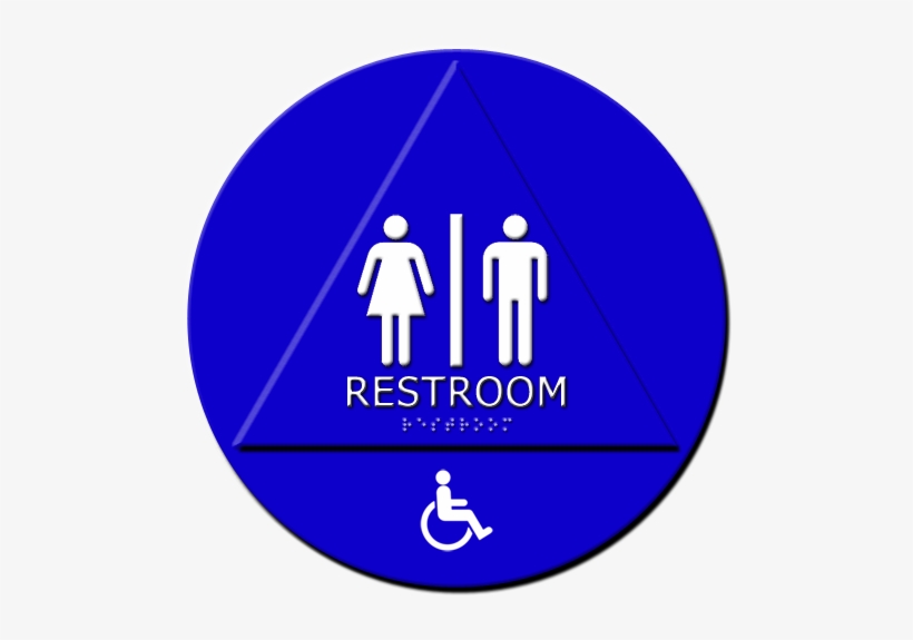 A - B - C - - Triangle And Circle Restroom, transparent png #3543579