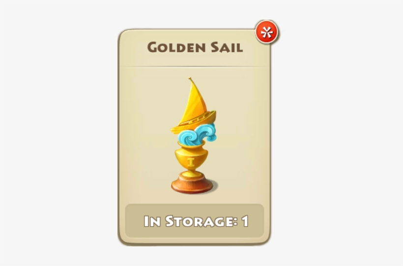 Golden Sail Trophy - Township Game Regatta Golden Sail Trophy, transparent png #3543580