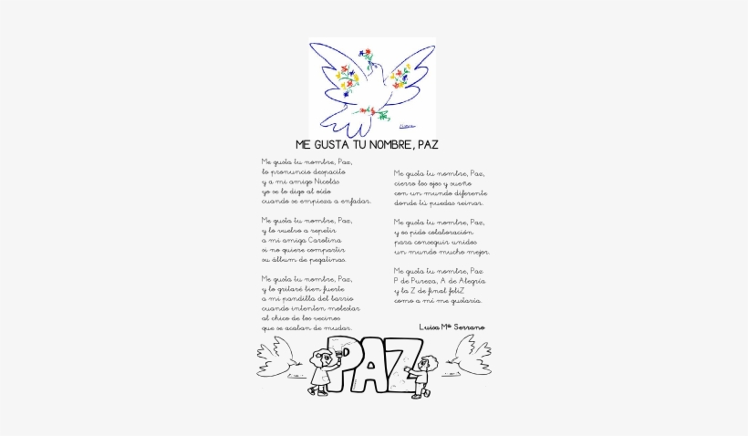 Día De La Paz Peace Crafts, Spanish 1, Spanish Class, - Framed Art Print: Picasso's Framed Art Print: War And, transparent png #3543696