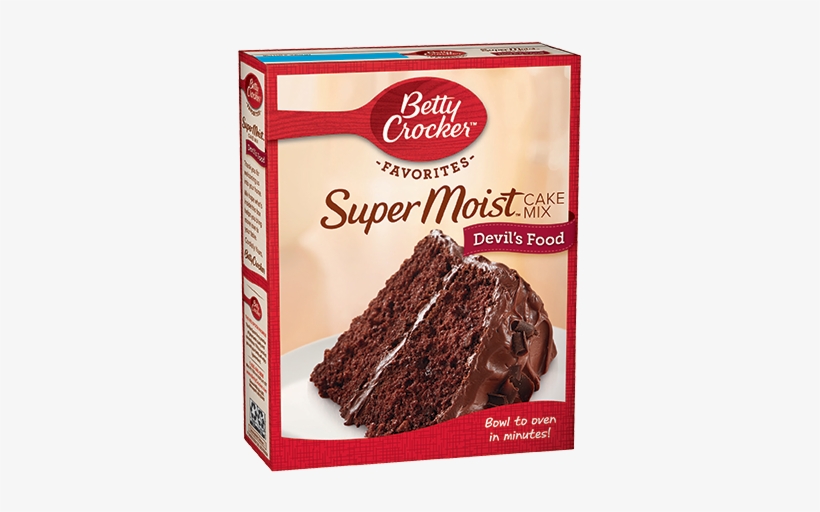 Productos Destacados - Betty Crocker Super Moist Devil's Food Cake Mix, transparent png #3543816