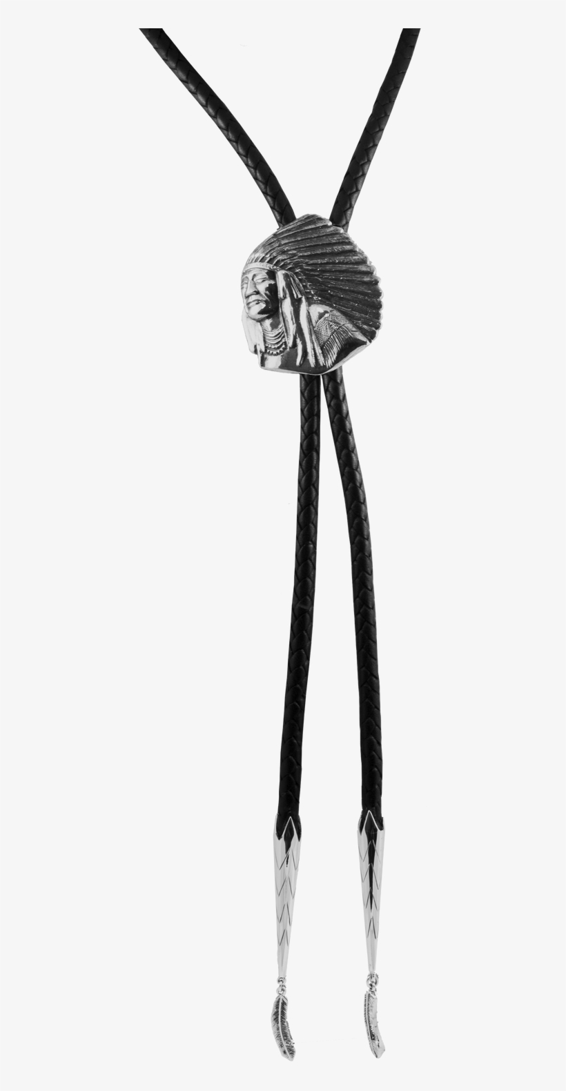 Sterling Silver Indian Profile Bolo - Rein, transparent png #3543975