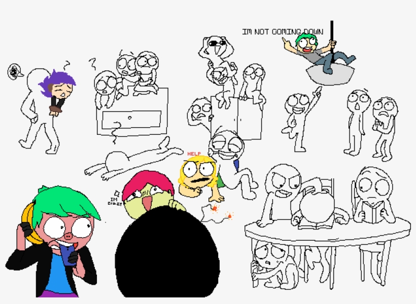 Im Crazy Person - Cartoon, transparent png #3544276