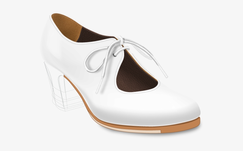 Configura Tus Zapatos Flamencos - Zapato Para Baile Flamenco Para Mujer En Color Blanco, transparent png #3544575