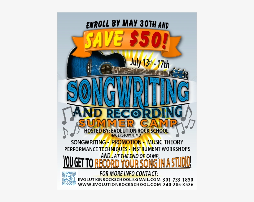Summer Camp Ad Sale - Flyer, transparent png #3544786