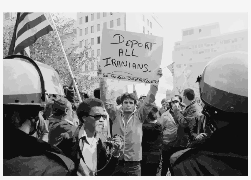 This Free Icons Png Design Of Man Holding Sign During, transparent png #3544914