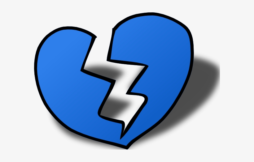 Corazón Roto Recortes - Broken Heart Clip Art, transparent png #3544919