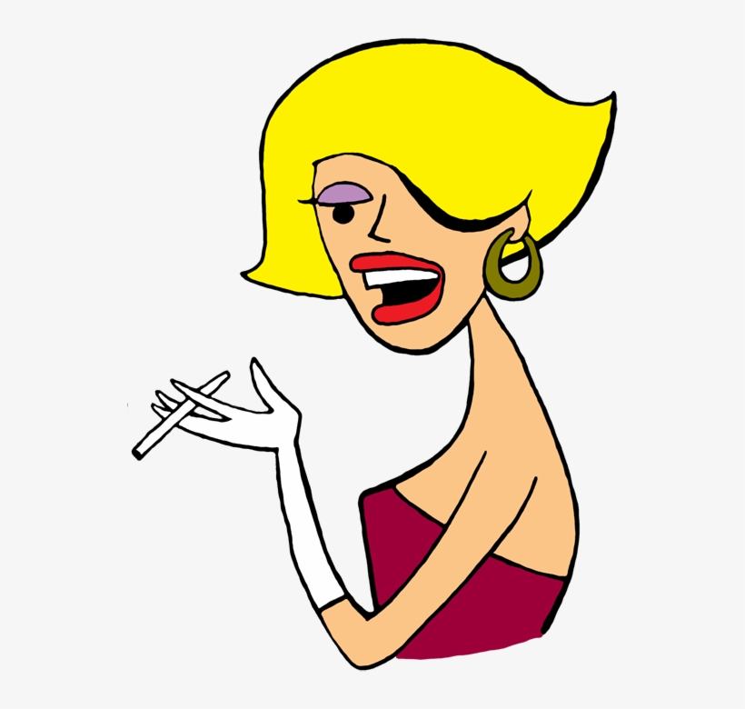 Crazy - Clip Art Girl Blonde, transparent png #3545100