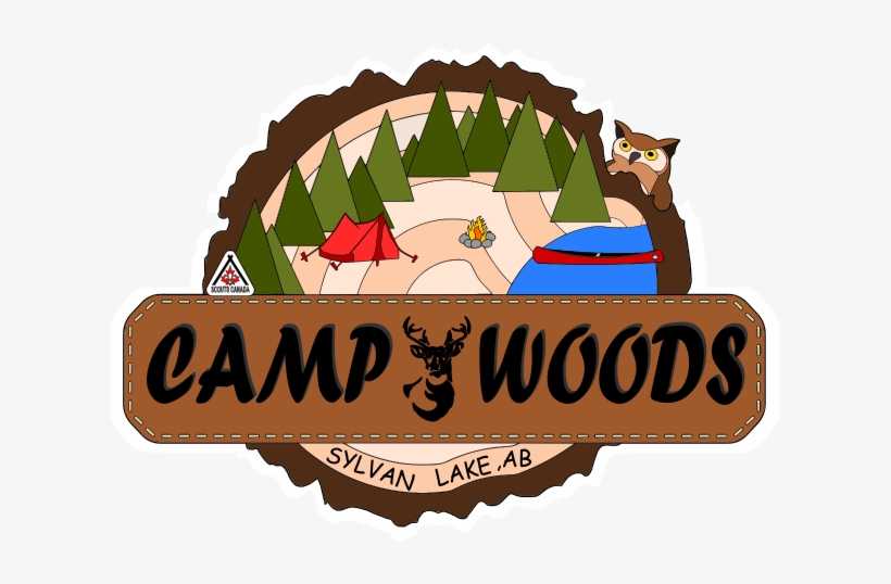 Camp Woods Alberta Scouts Camp - Logo Summer Scout Camp, transparent png #3545127