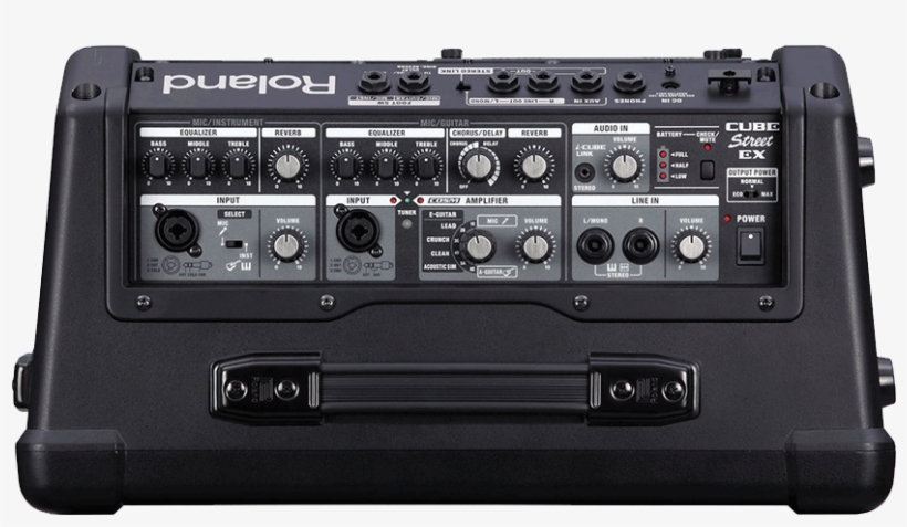 Roland Cube Street Ex Battery Powered Stereo Amplifier - Cube Street, transparent png #3545128