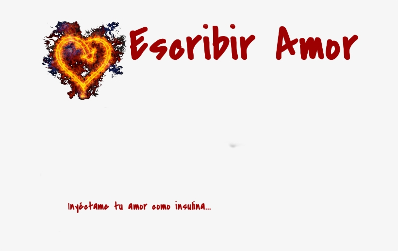 Escribir Amor - Heart In Flames, transparent png #3545355