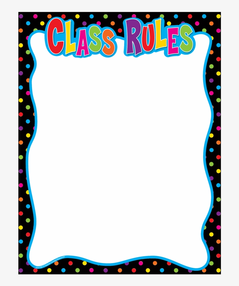 Class Rules Chart - Teacher Created Resources Class Rules Chart, transparent png #3545582