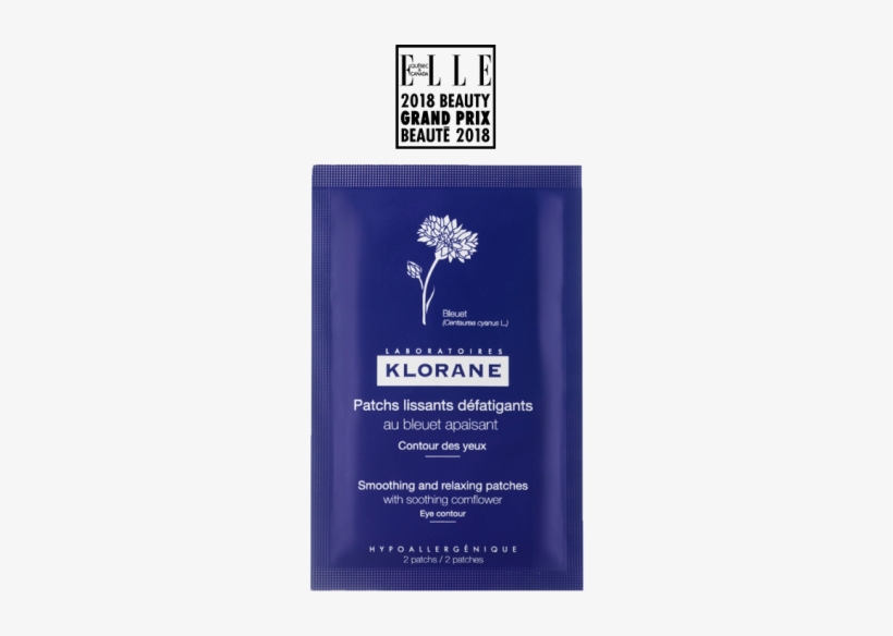 Patches Elle Fr En - Klorane Eye Make Up Remover Lotion With Soothing Cornflower, transparent png #3546145