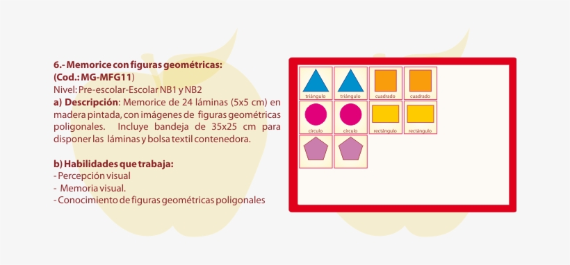 Memorice Con Figuras Geométricas - Figuras Geometricas Para Niños, transparent png #3546190