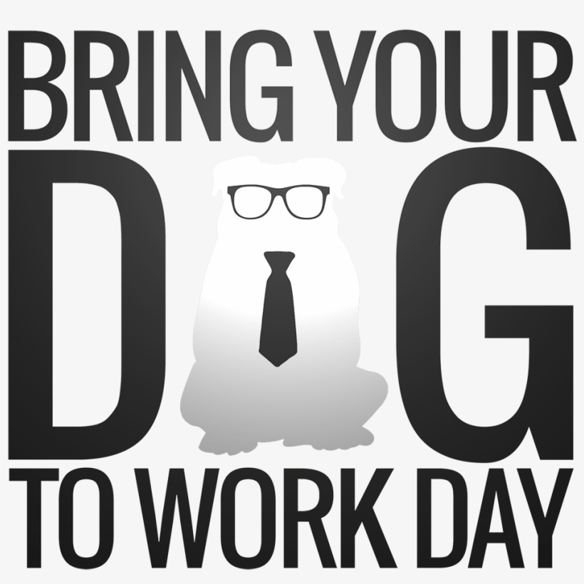 Bring Your Dog Logo Dark - Bring Your Dog To Work Day, transparent png #3546480
